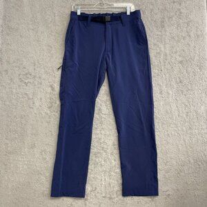 NEW Lands' End Men's 32x30 Active Fit Navy Cargo Outdoor Pants